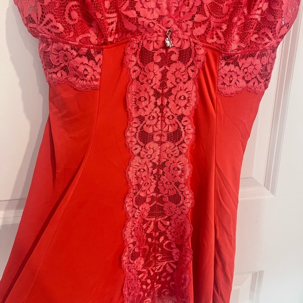 Scarlet Lace Chemise Size Large - Picture 3 of 6
